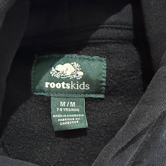 Roots Kids Black Athletics Hoodie - Picture 2 of 2